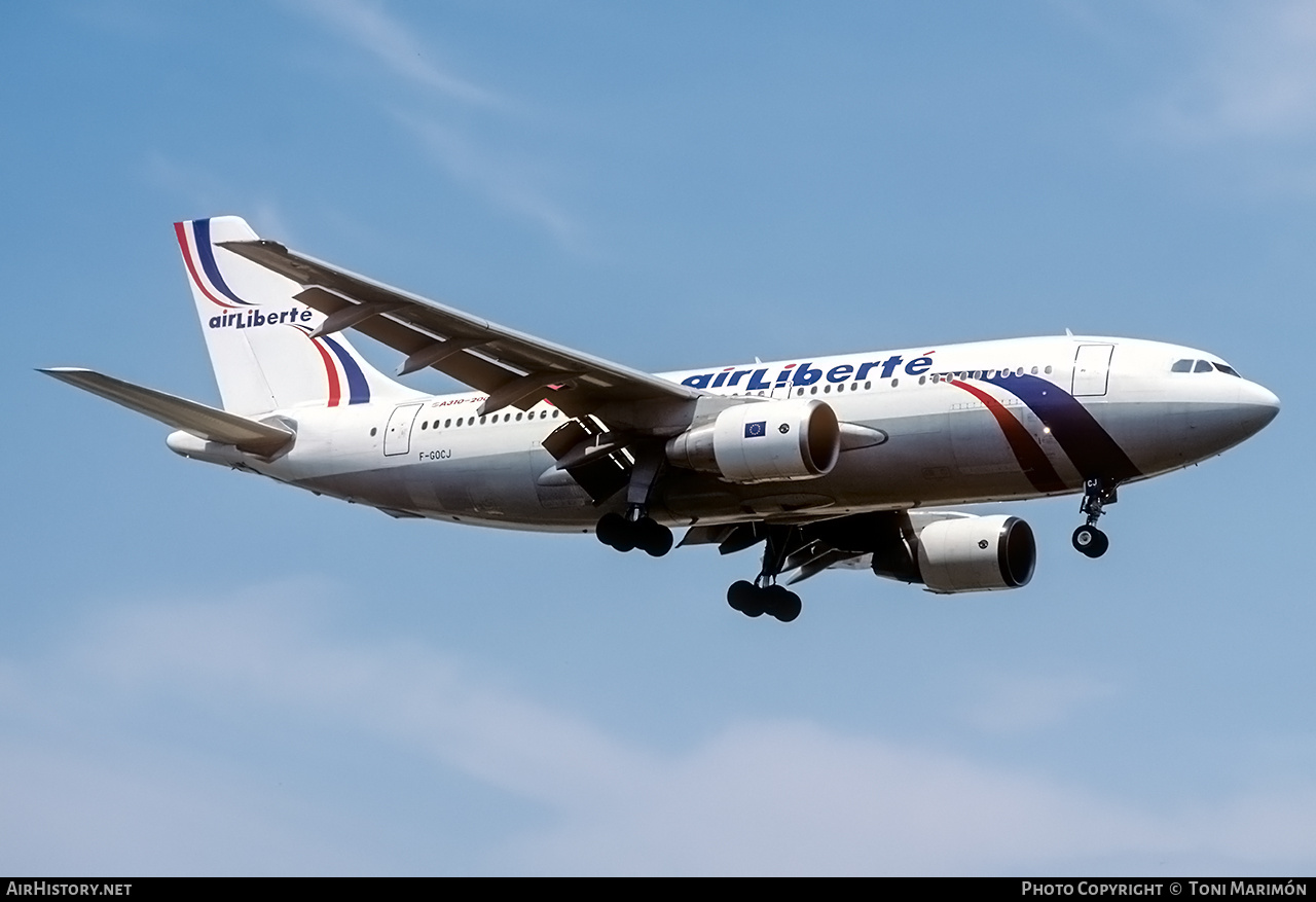 Aircraft Photo of F-GOCJ | Airbus A310-221 | Air Liberté | AirHistory.net #153216