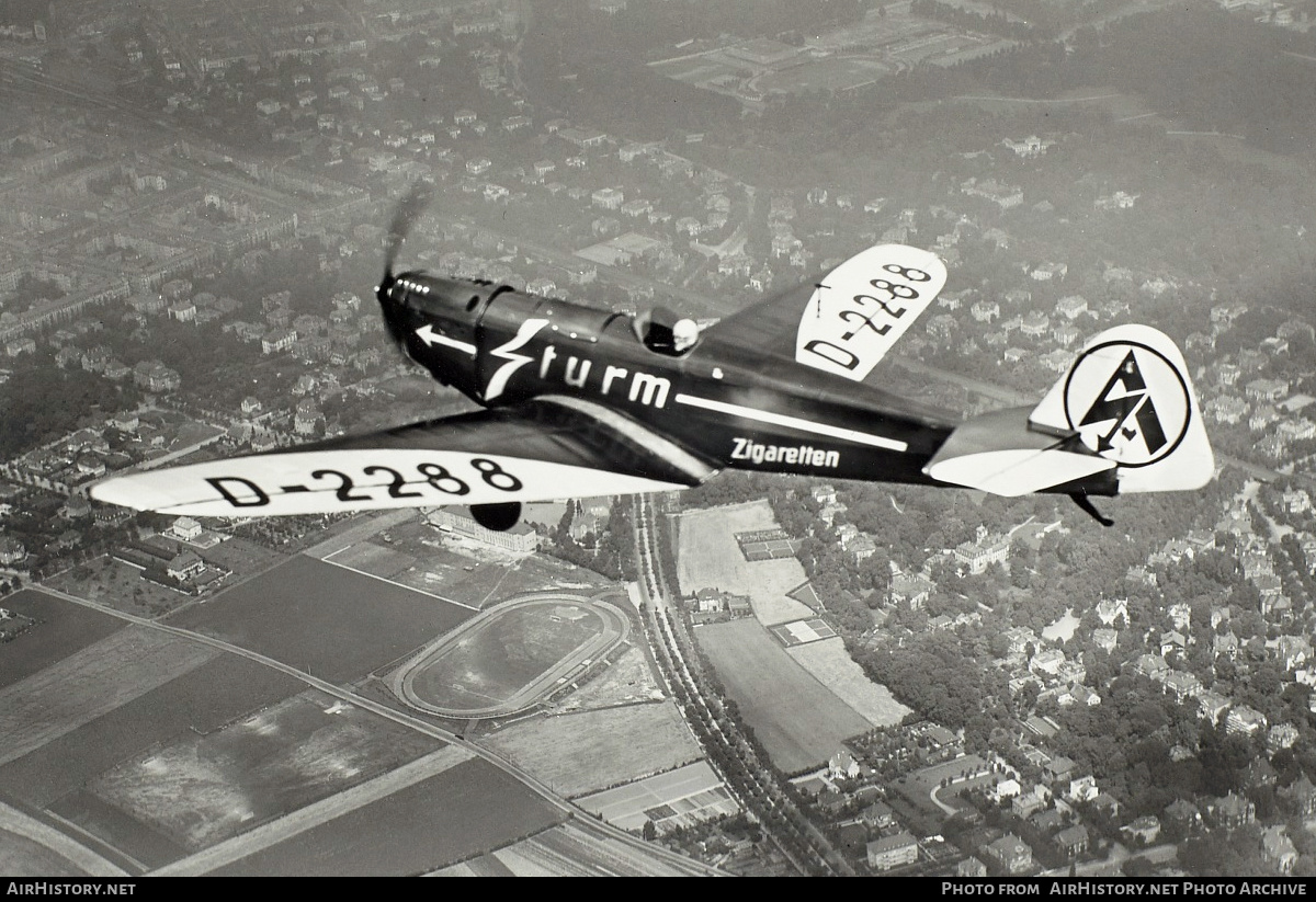 Aircraft Photo of D-2288 | Klemm L 26sfV | AirHistory.net #153226