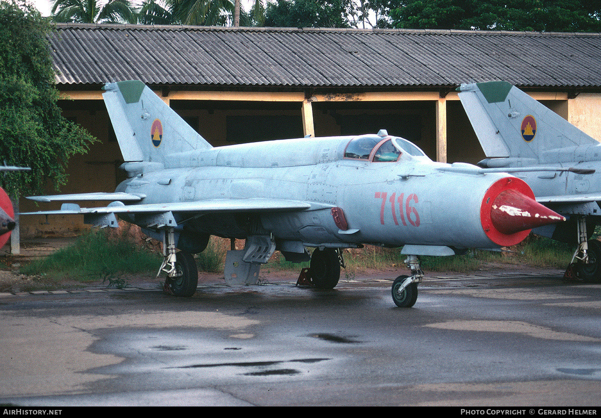Aircraft Photo of 7116 | Mikoyan-Gurevich MiG-21bis | Cambodia - Air Force | AirHistory.net #153274