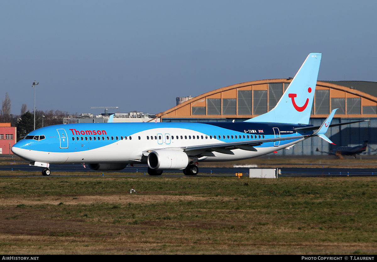 Aircraft Photo of G-TAWA | Boeing 737-8K5 | Thomson Airways | AirHistory.net #153275