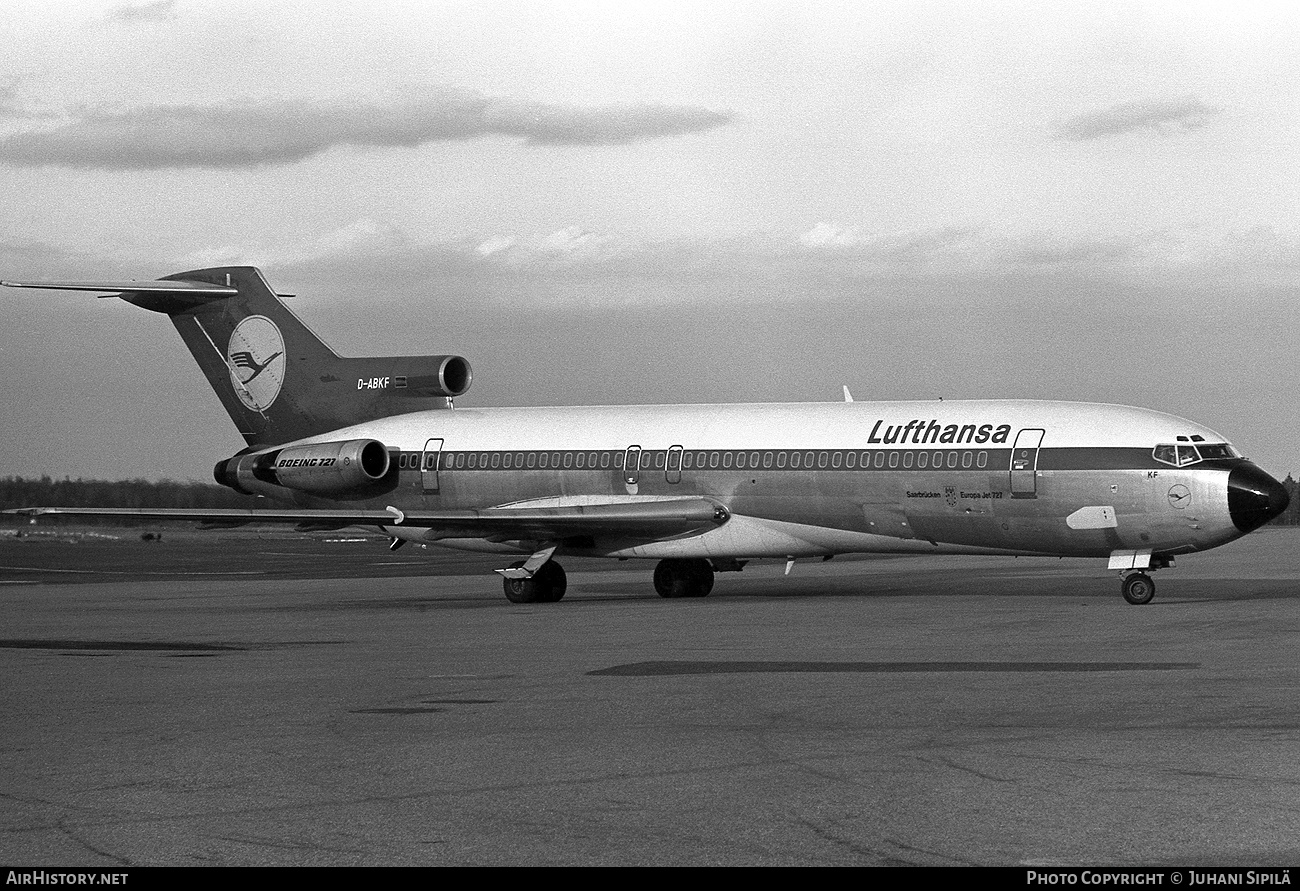 Aircraft Photo of D-ABKF | Boeing 727-230/Adv | Lufthansa | AirHistory.net #153298