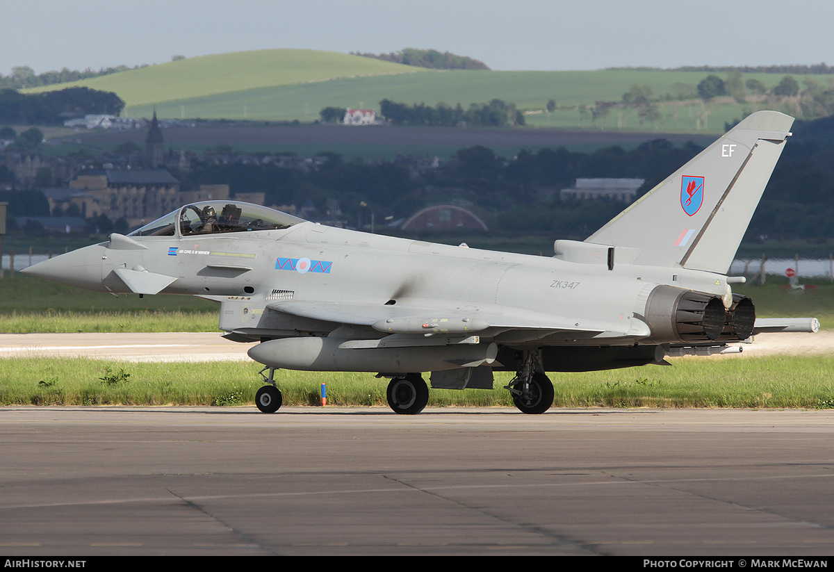 Aircraft Photo of ZK347 | Eurofighter EF-2000 Typhoon FGR4 | UK - Air Force | AirHistory.net #153301