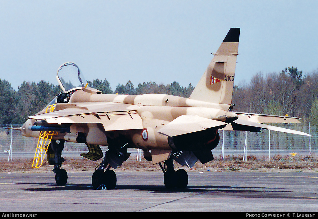 Aircraft Photo of A103 | Sepecat Jaguar A | France - Air Force | AirHistory.net #153307