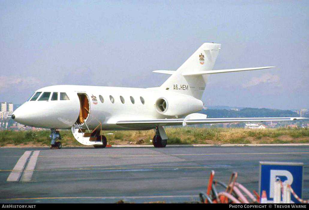 Aircraft Photo of A6-HEM | Dassault Falcon 20F | AirHistory.net #153314