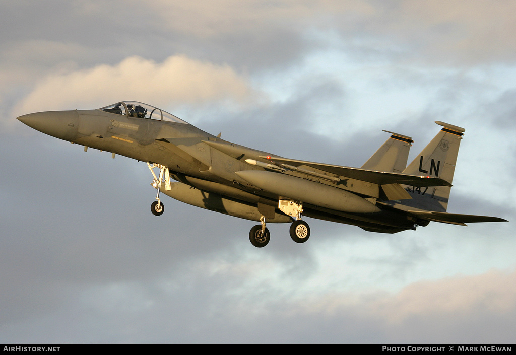 Aircraft Photo of 86-0147 / AF86-147 | McDonnell Douglas F-15C Eagle | USA - Air Force | AirHistory.net #153315