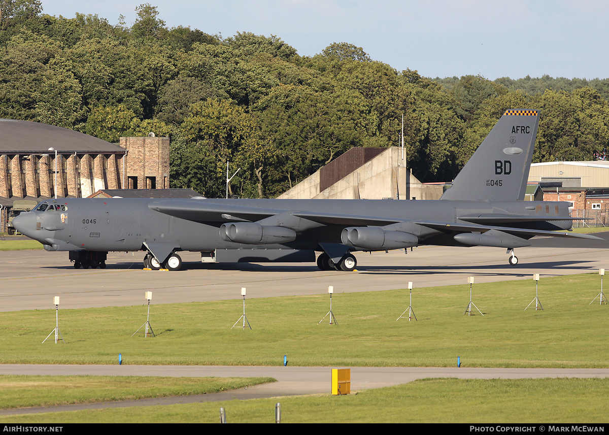 Aircraft Photo of 60-0045 / AF60-045 | Boeing B-52H Stratofortress | USA - Air Force | AirHistory.net #153316