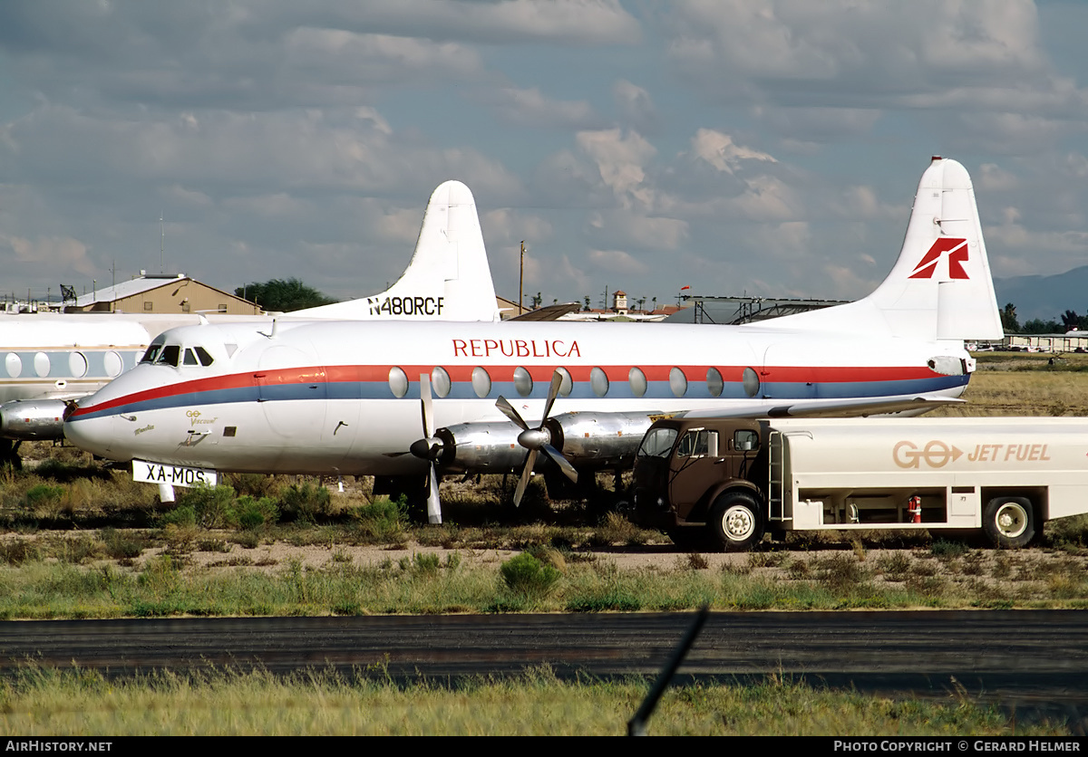 Aircraft Photo of XA-MOS | Vickers 786D Viscount | Aerolíneas República | AirHistory.net #153320