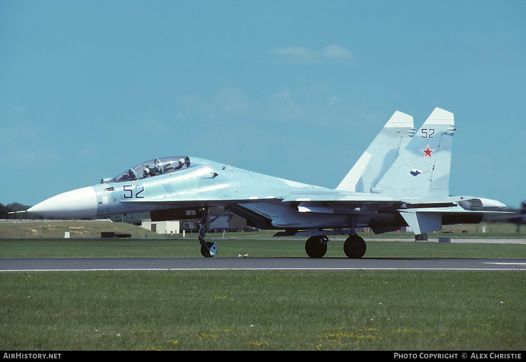 Aircraft Photo of 52 blue | Sukhoi Su-30 | Russia - Air Force | AirHistory.net #153321