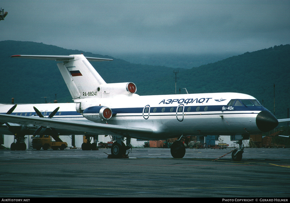 Aircraft Photo of RA-88241 | Yakovlev Yak-40K | Aeroflot | AirHistory.net #153329