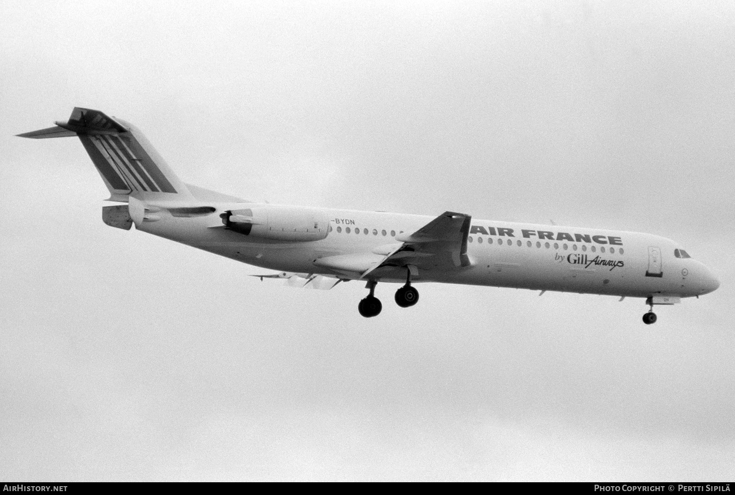 Aircraft Photo of G-BYDN | Fokker 100 (F28-0100) | Air France | AirHistory.net #153333