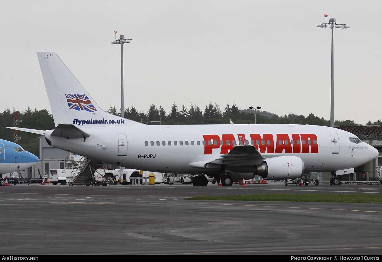 Aircraft Photo of G-PJPJ | Boeing 737-5H6 | Palmair | AirHistory.net #153337