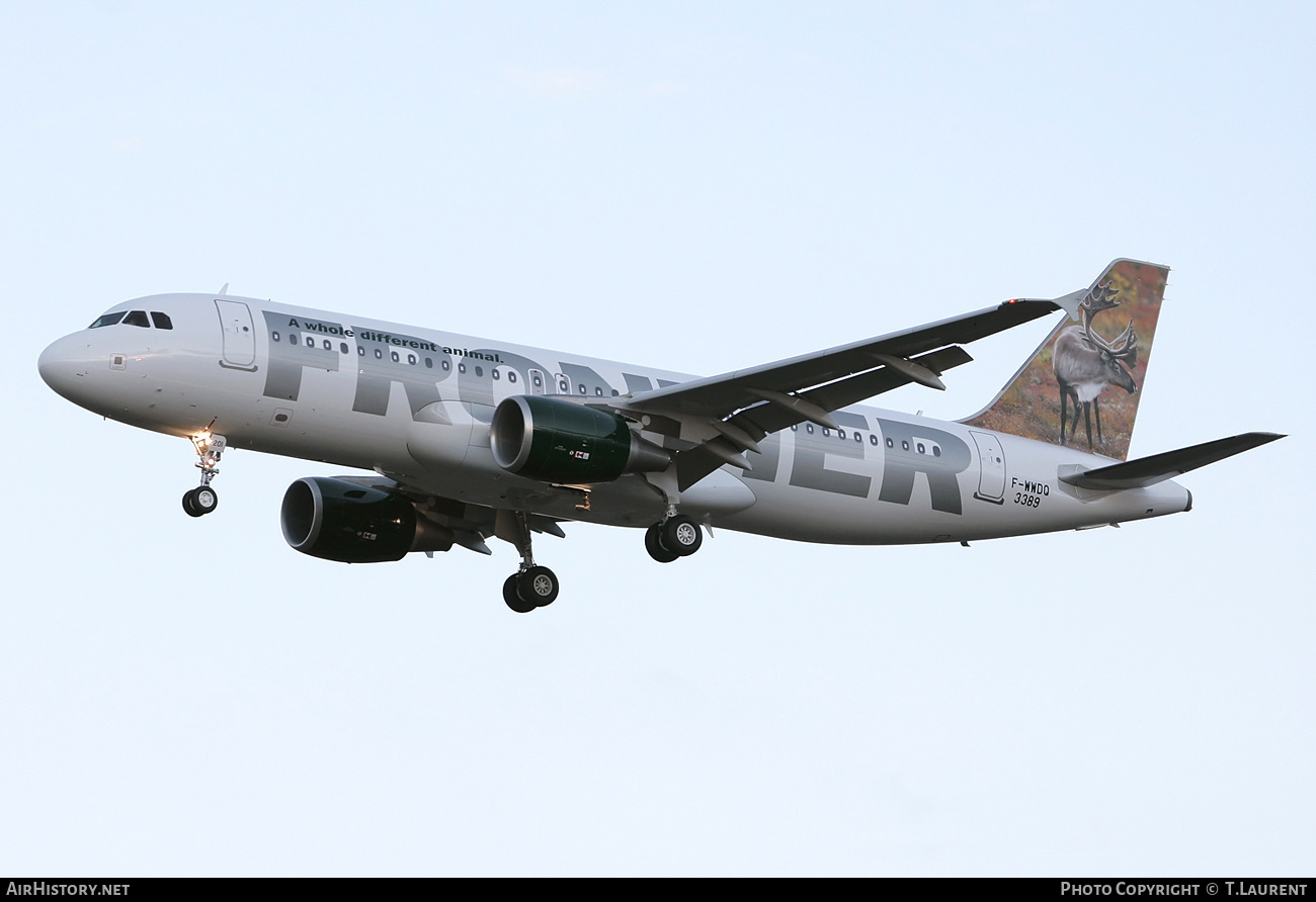 Aircraft Photo of F-WWDQ | Airbus A320-214 | Frontier Airlines | AirHistory.net #153350
