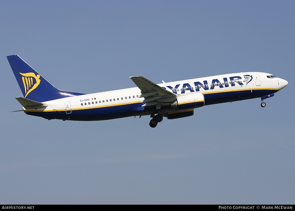 Aircraft Photo of EI-DHC | Boeing 737-8AS | Ryanair | AirHistory.net #153371