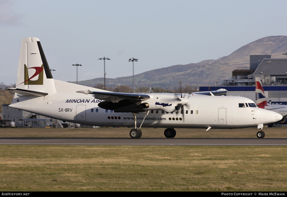 Aircraft Photo of SX-BRV | Fokker 50 | Minoan Air | AirHistory.net #153395