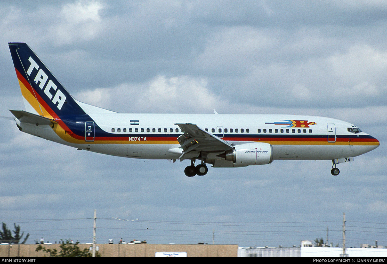 Aircraft Photo of N374TA | Boeing 737-3Q8 | TACA - Transportes Aéreos Centro Americanos | AirHistory.net #153425