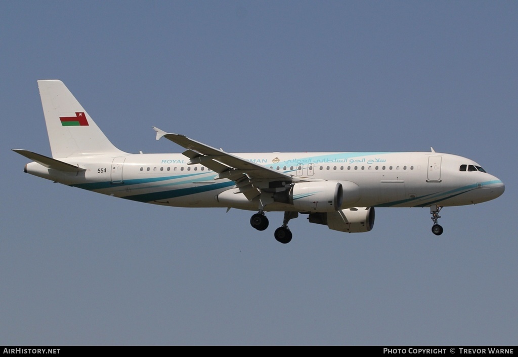 Aircraft Photo of 554 | Airbus ACJ320 (A320-214/CJ) | Oman - Air Force | AirHistory.net #153477