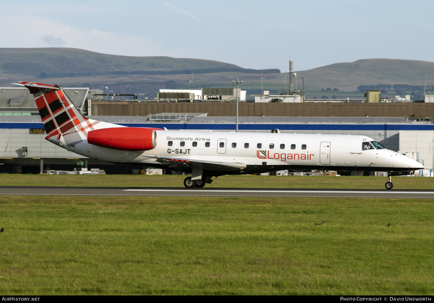 Aircraft Photo of G-SAJT | Embraer ERJ-135ER (EMB-135ER) | Loganair | AirHistory.net #153482