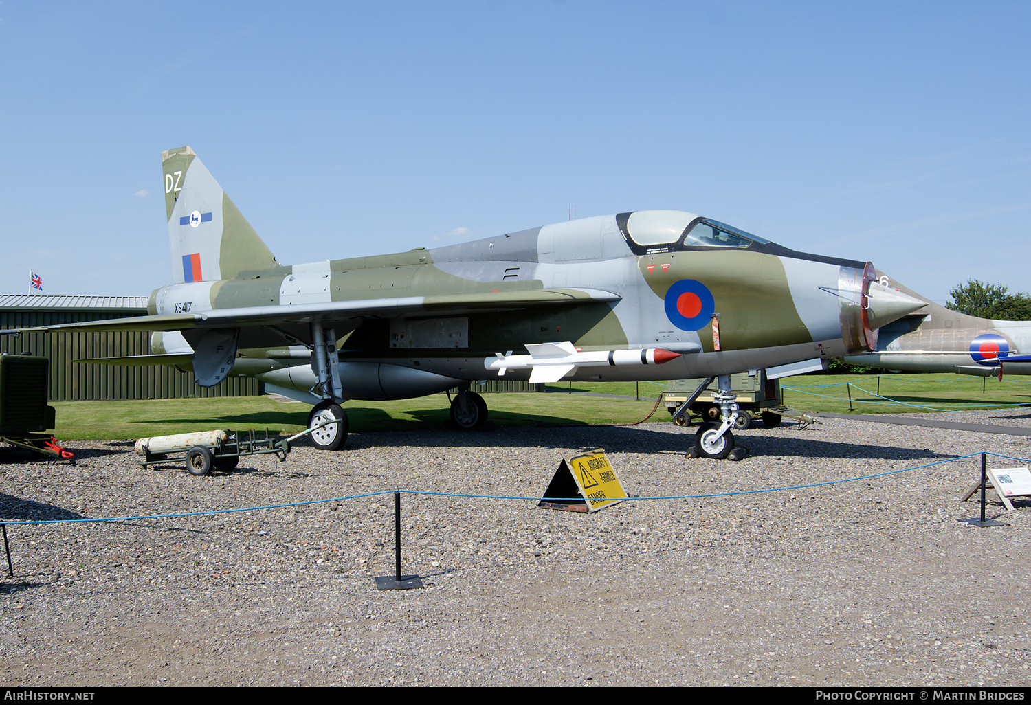 Aircraft Photo of XS417 | English Electric Lightning T5 | UK - Air Force | AirHistory.net #153495