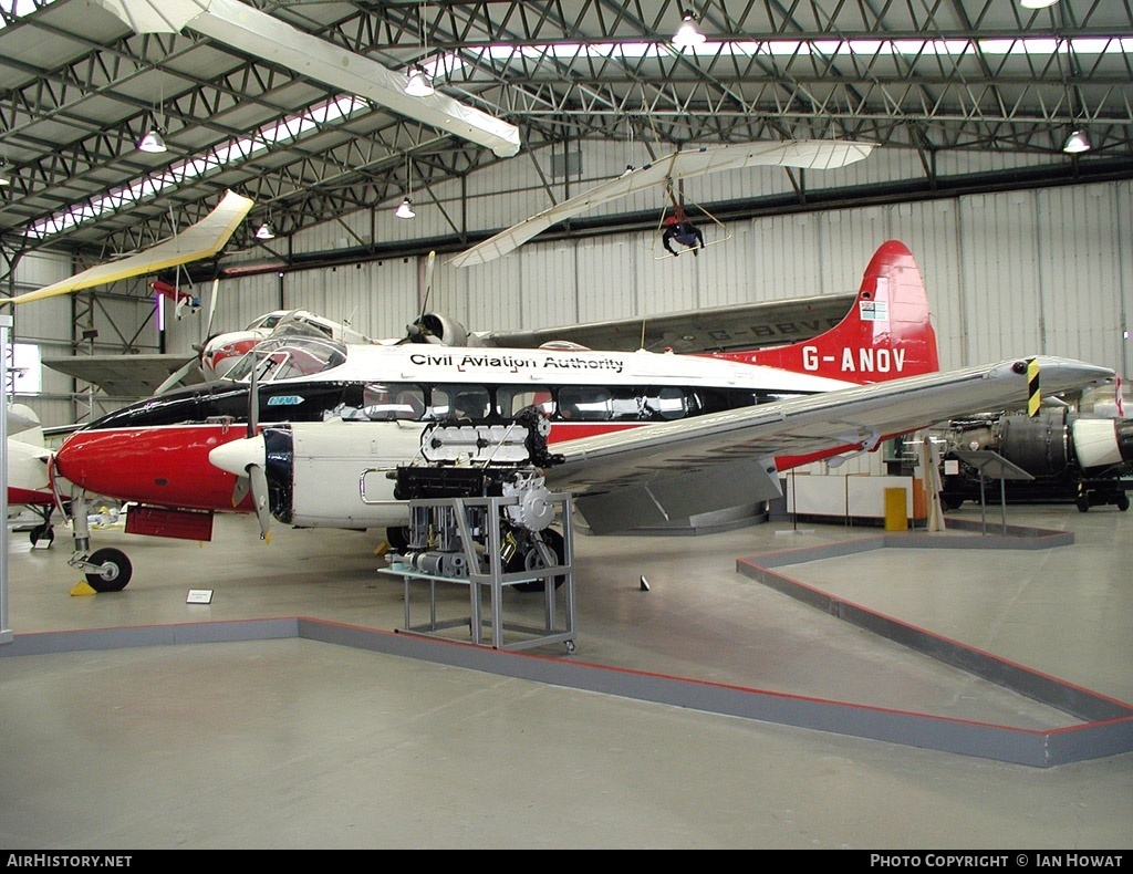 Aircraft Photo of G-ANOV | De Havilland D.H. 104 Dove 6 | Civil Aviation Authority - CAA | AirHistory.net #153516