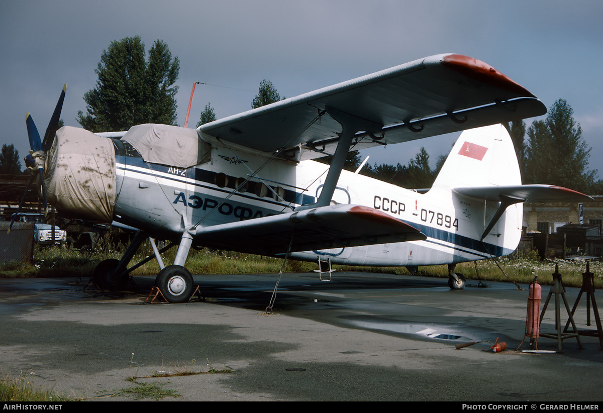 Aircraft Photo of CCCP-07894 | Antonov An-2 | Aeroflot | AirHistory.net #153575