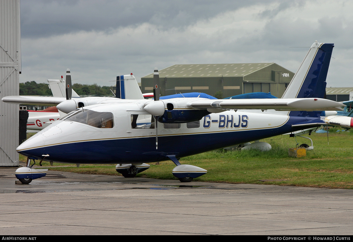 Aircraft Photo of G-BHJS | Partenavia P-68B Victor | AirHistory.net #153589