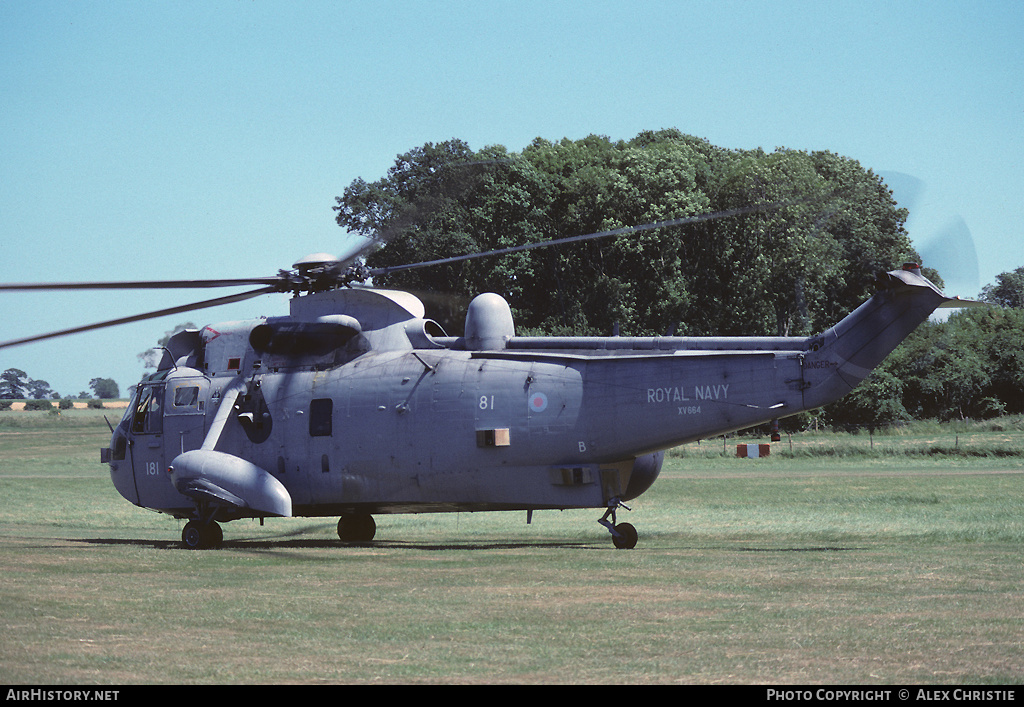 Aircraft Photo of XV664 | Westland WS-61 Sea King AEW2A | UK - Navy | AirHistory.net #153608