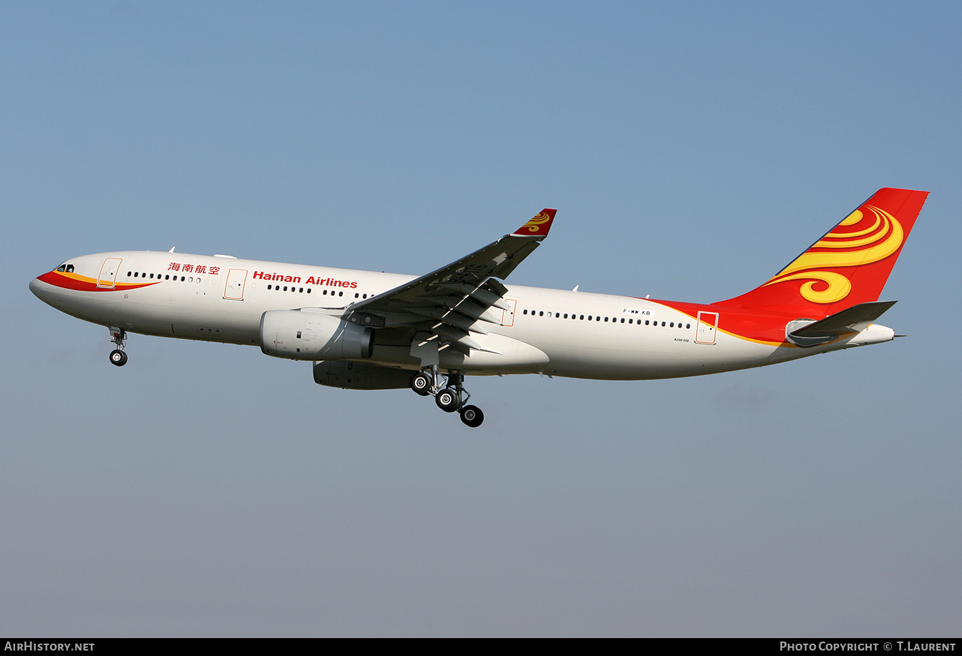 Aircraft Photo of F-WWKB | Airbus A330-243 | Hainan Airlines | AirHistory.net #153655