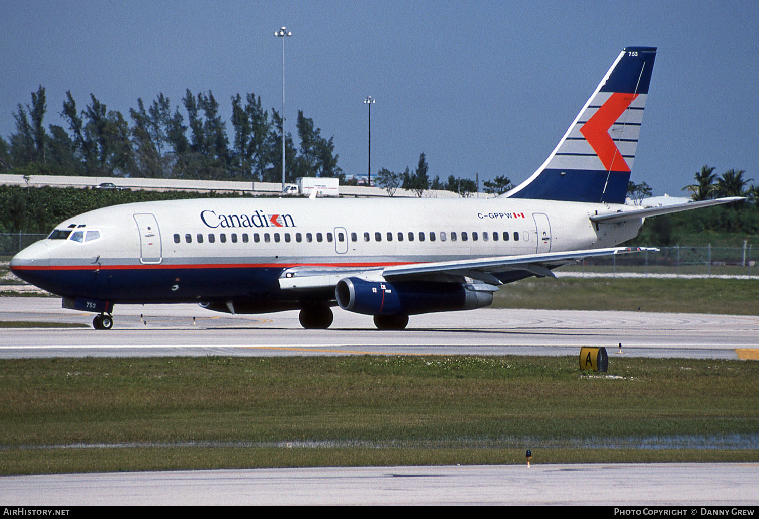 Aircraft Photo of C-GPPW | Boeing 737-275/Adv | Canadian Airlines | AirHistory.net #153656