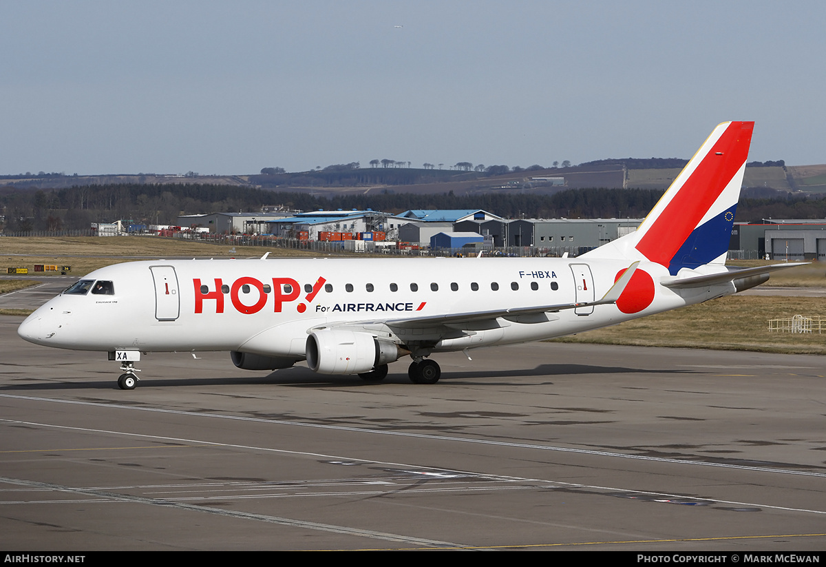 Aircraft Photo of F-HBXA | Embraer 170LR (ERJ-170-100LR) | Hop! | AirHistory.net #153657