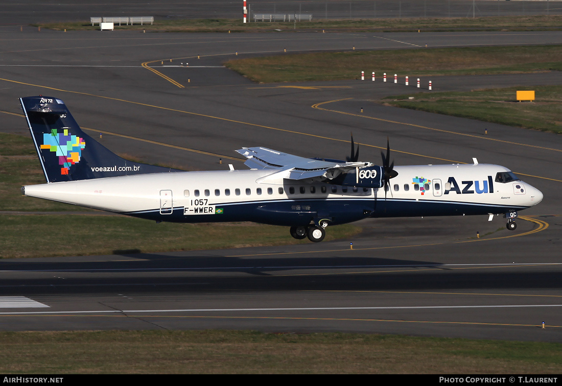 Aircraft Photo of F-WWER | ATR ATR-72-600 (ATR-72-212A) | Azul Linhas Aéreas Brasileiras | AirHistory.net #153669