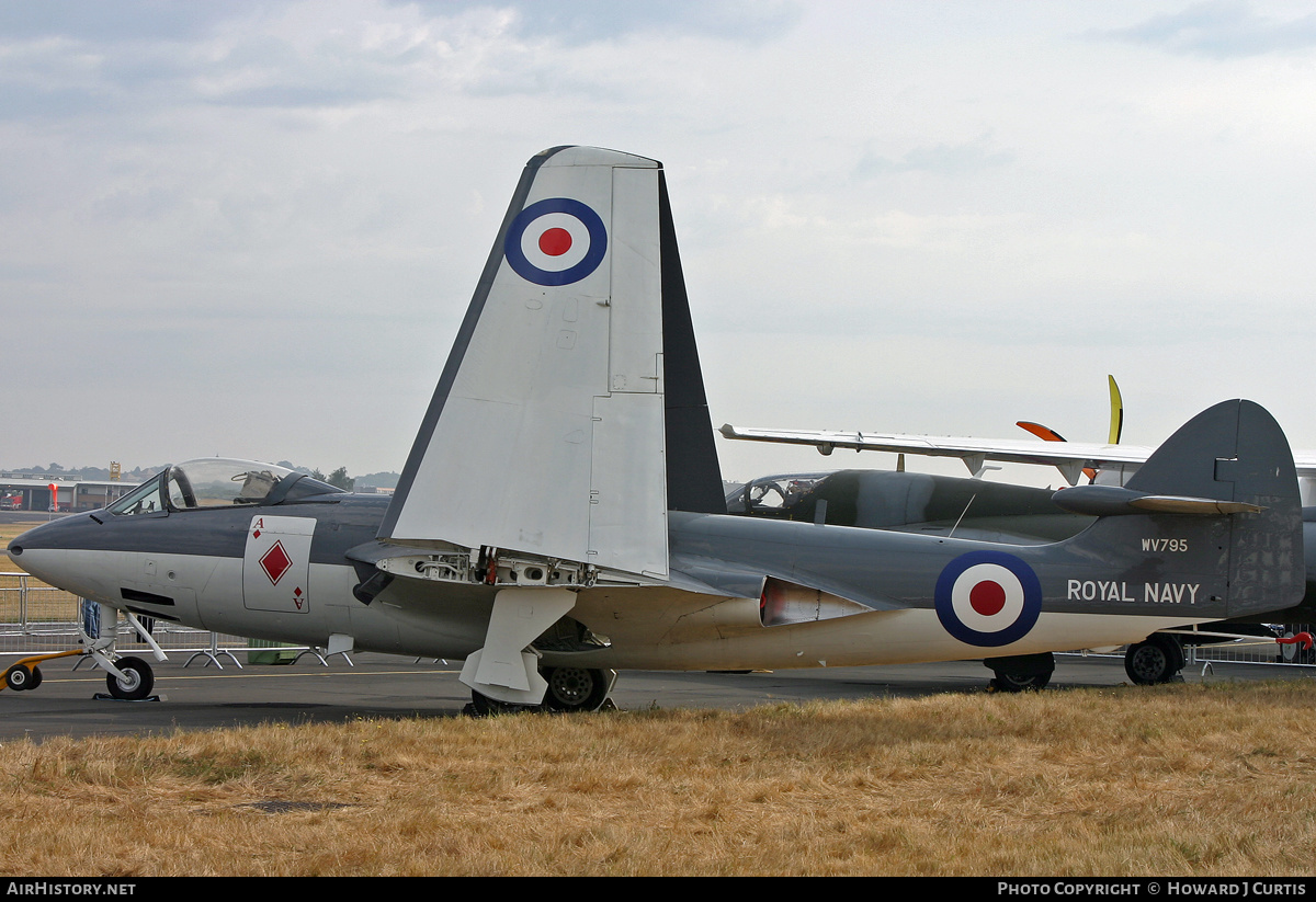 Aircraft Photo of WV795 | Hawker Sea Hawk FGA6 | UK - Navy | AirHistory.net #153680