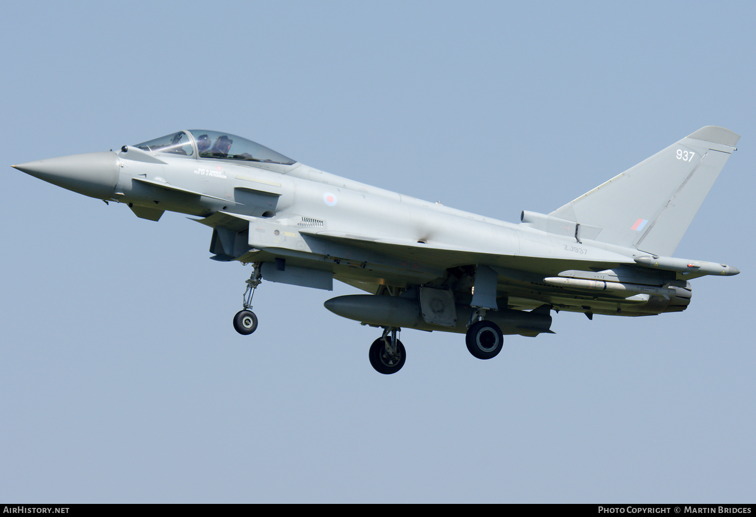 Aircraft Photo of ZJ937 | Eurofighter EF-2000 Typhoon FGR4 | UK - Air Force | AirHistory.net #153753