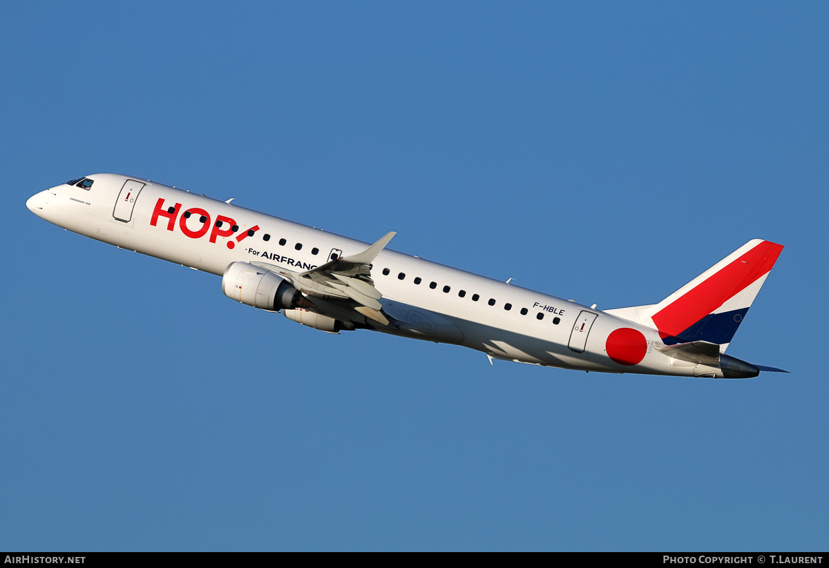 Aircraft Photo of F-HBLE | Embraer 190LR (ERJ-190-100LR) | Hop! | AirHistory.net #153781