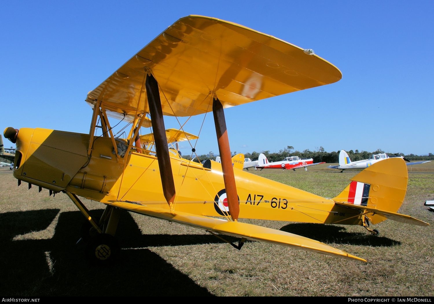 Aircraft Photo of VH-BNI / A17-613 | De Havilland D.H. 82A Tiger Moth | Australia - Air Force | AirHistory.net #153799