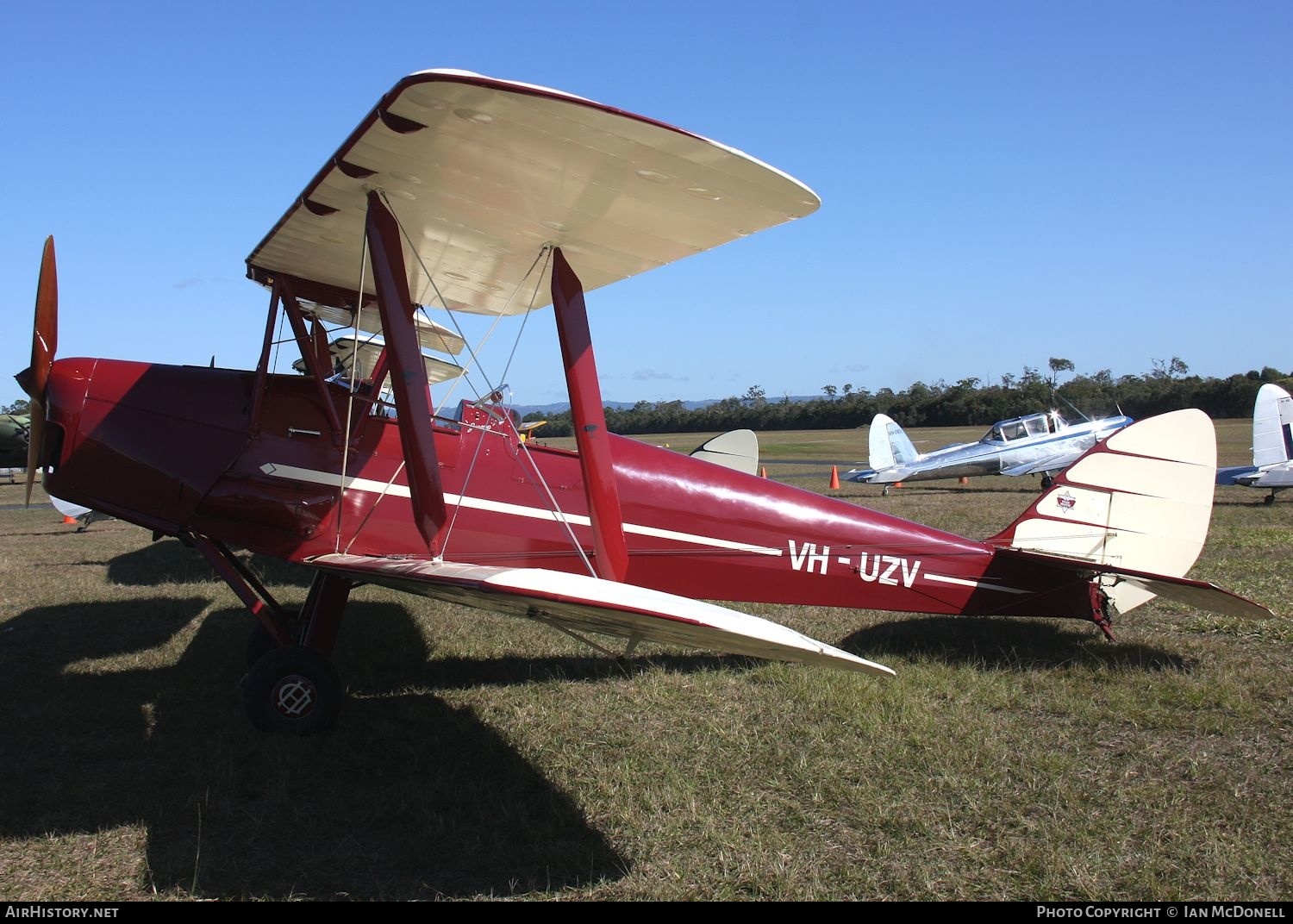 Aircraft Photo of VH-UZV | De Havilland D.H. 82A Tiger Moth | AirHistory.net #153830