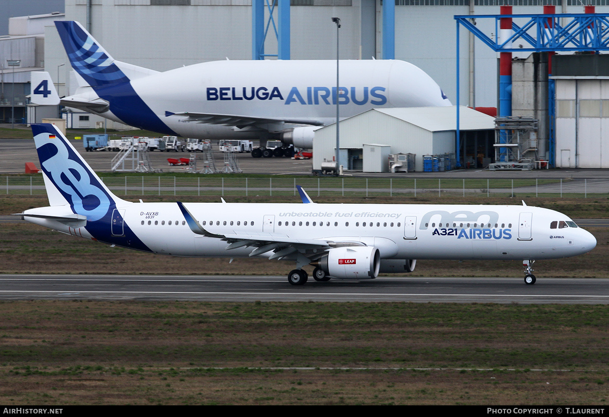 Aircraft Photo of D-AVXB | Airbus A321-251N | Airbus | AirHistory.net #153839
