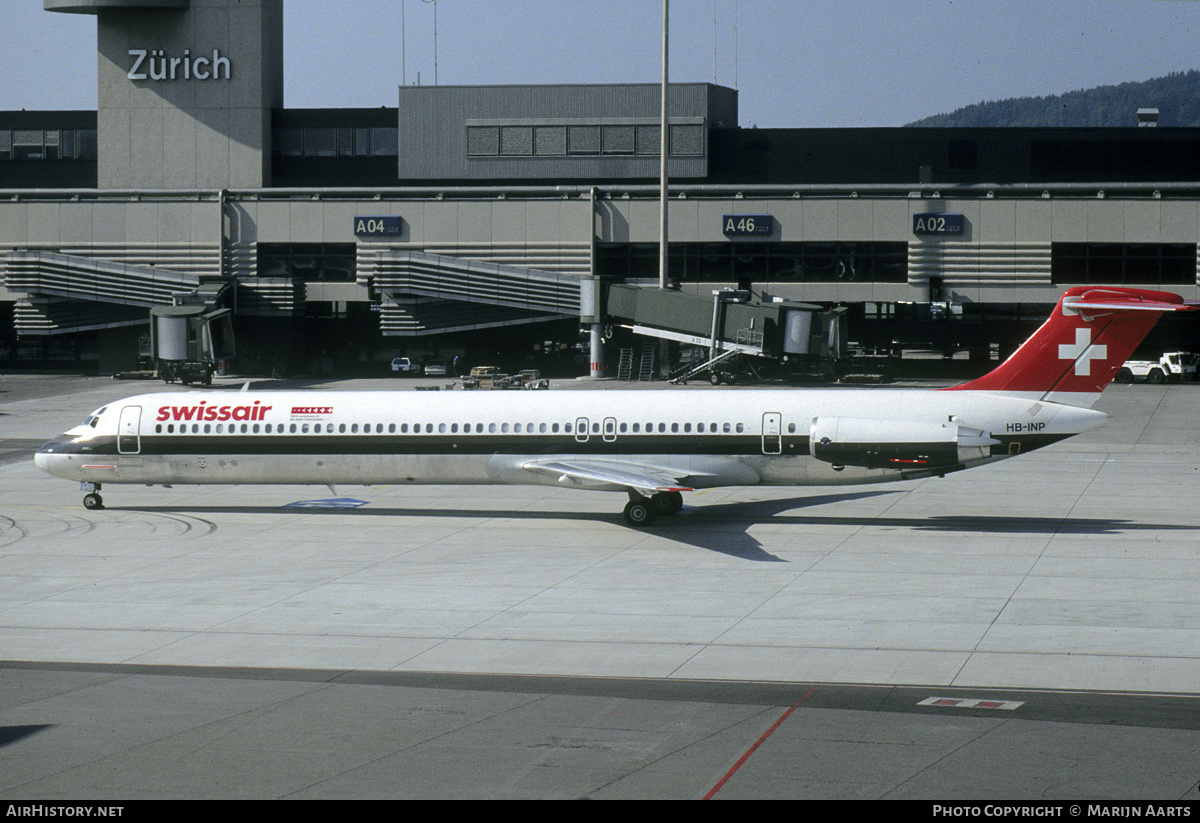 Aircraft Photo of HB-INP | McDonnell Douglas MD-81 (DC-9-81) | Swissair | AirHistory.net #153885