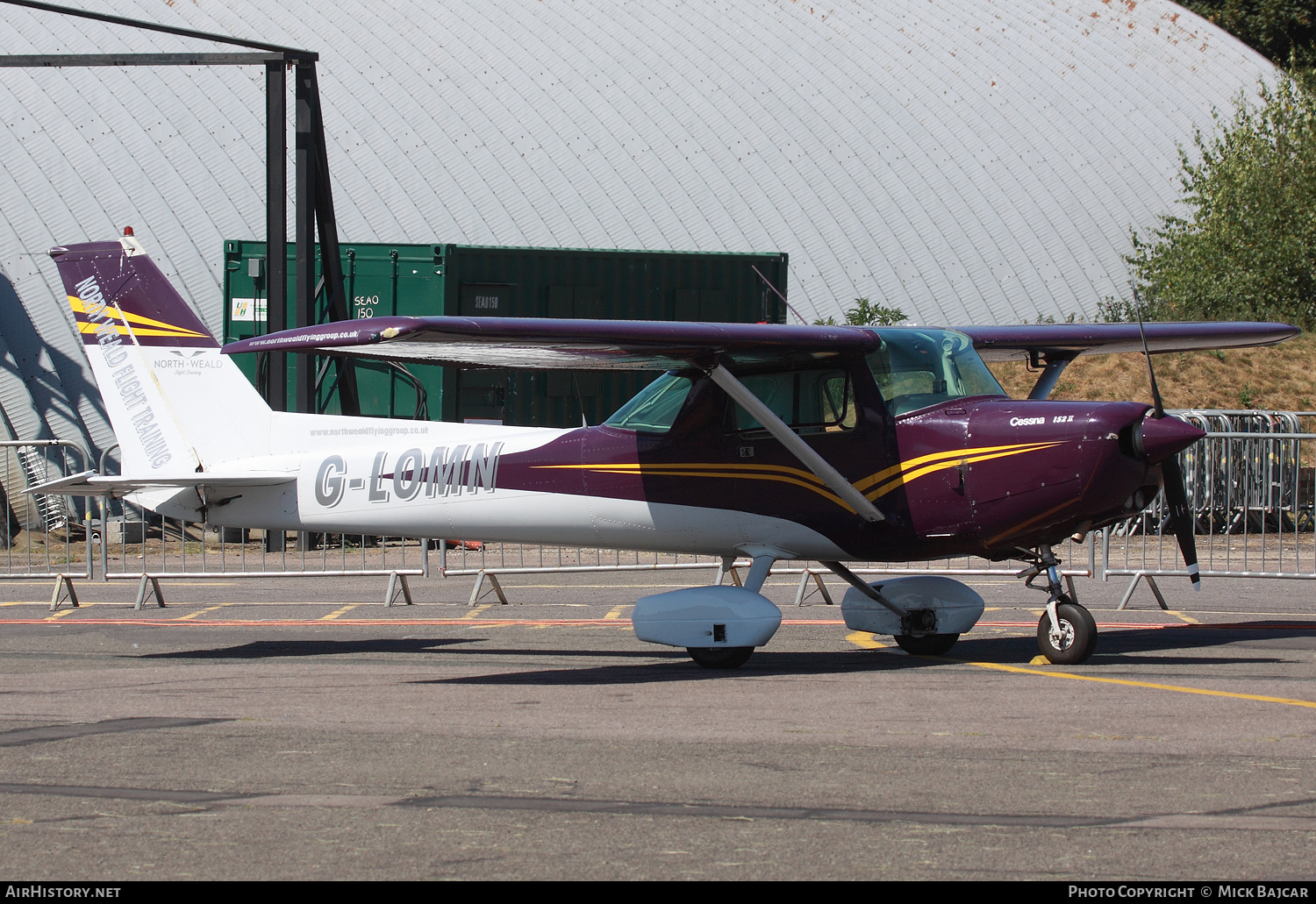 Aircraft Photo of G-LOMN | Cessna 152 | North Weald Flight Training | AirHistory.net #153905
