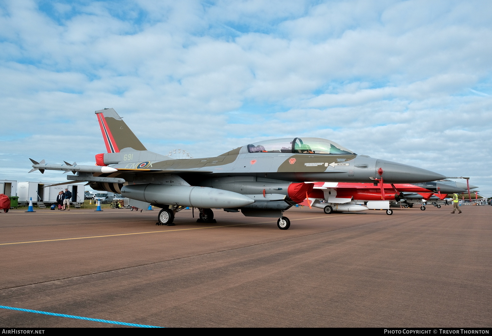 Aircraft Photo of 691 | General Dynamics F-16BM Fighting Falcon | Norway - Air Force | AirHistory.net #153927