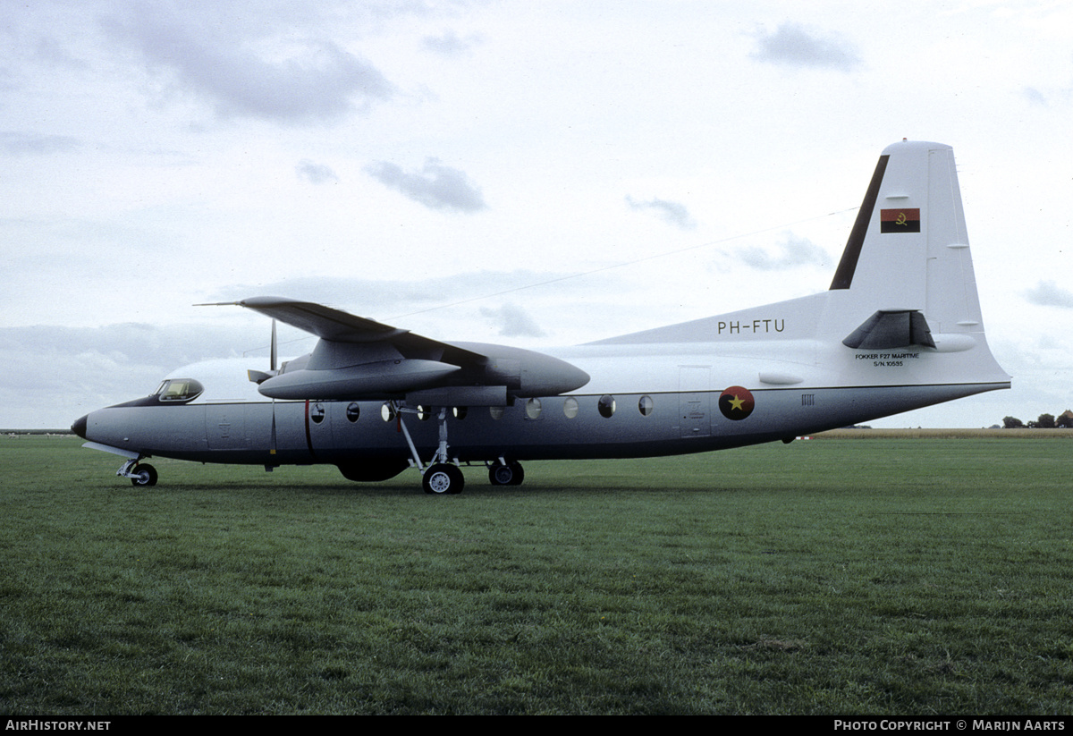 Aircraft Photo of PH-FTU | Fokker F27-200MAR Maritime | Angola - Air Force | AirHistory.net #153938