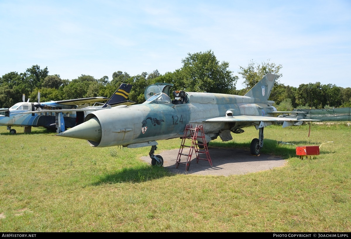 Aircraft Photo of 124 | Mikoyan-Gurevich MiG-21bis | Croatia - Air Force | AirHistory.net #153944