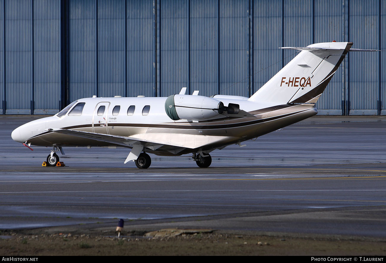 Aircraft Photo of F-HEQA | Cessna 525 CitationJet | Regourd Aviation | AirHistory.net #154029