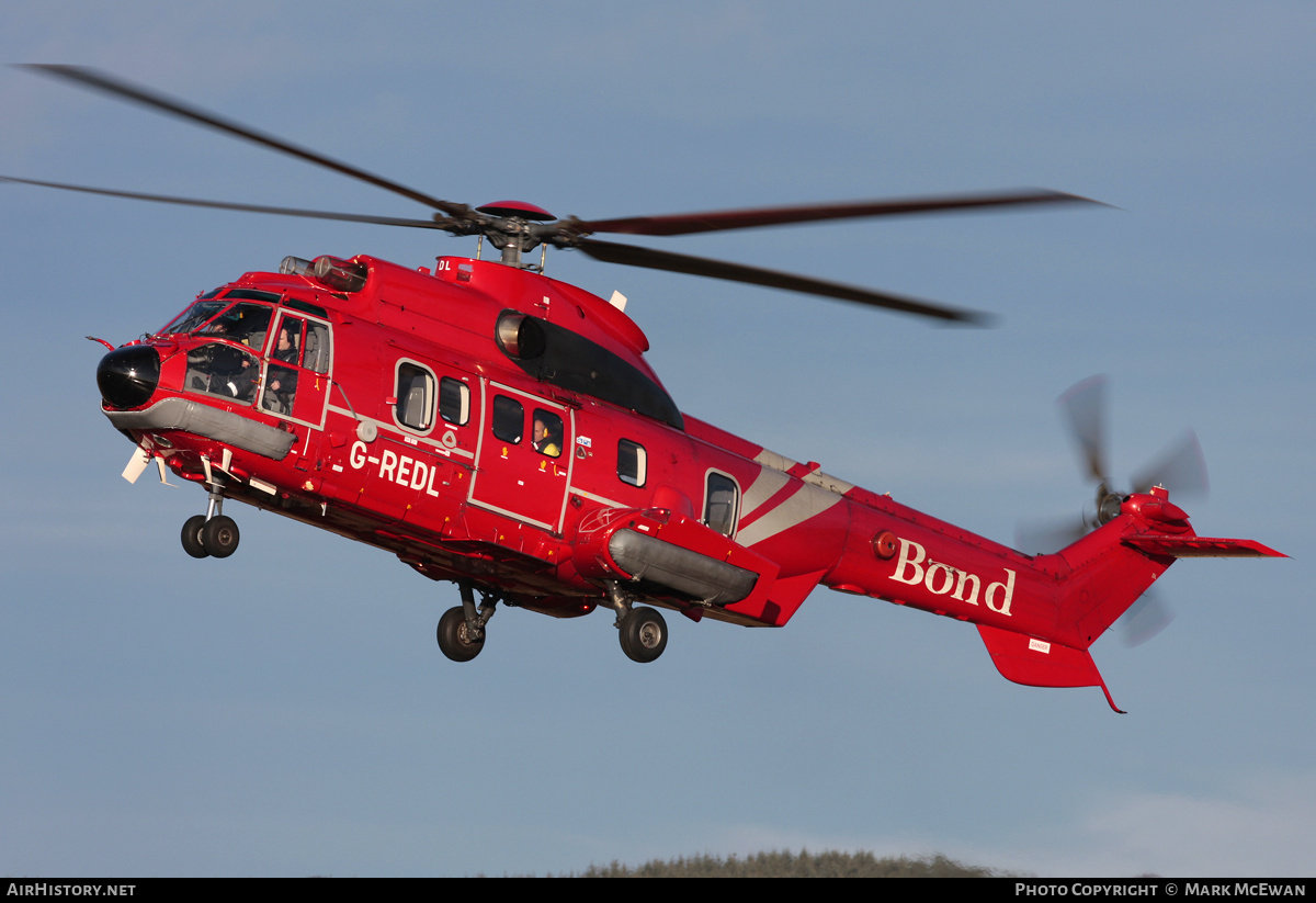 Aircraft Photo of G-REDL | Eurocopter AS-332L2 Super Puma Mk2 | Bond Offshore Helicopters | AirHistory.net #154049