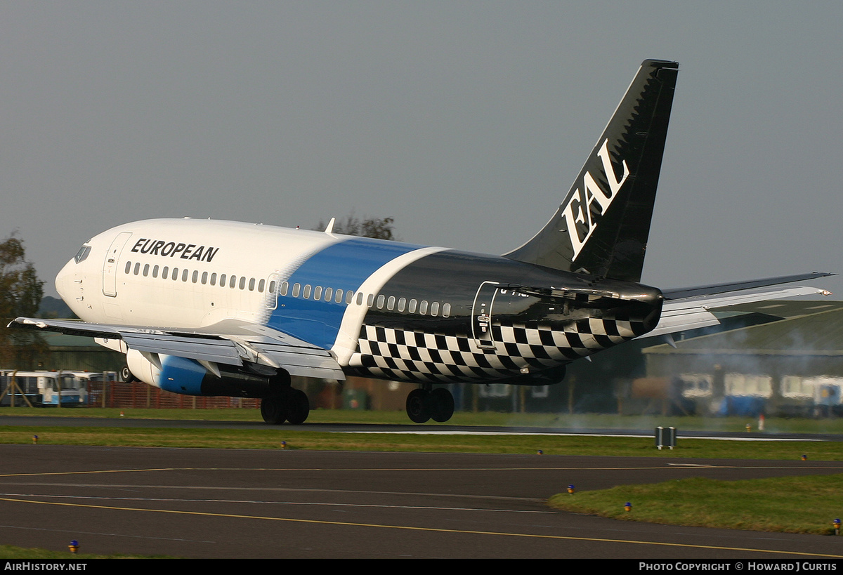 Aircraft Photo of G-FIGP | Boeing 737-2E7/Adv | European Aircharter - EAL/EAC | AirHistory.net #154051