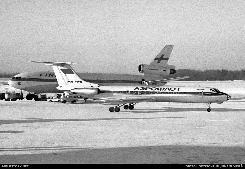 Aircraft Photo of CCCP-65652 | Tupolev Tu-134A | Aeroflot | AirHistory.net #154053