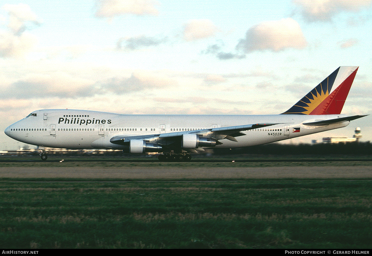 Aircraft Photo of N4502R | Boeing 747-283B | Philippine Airlines | AirHistory.net #154091