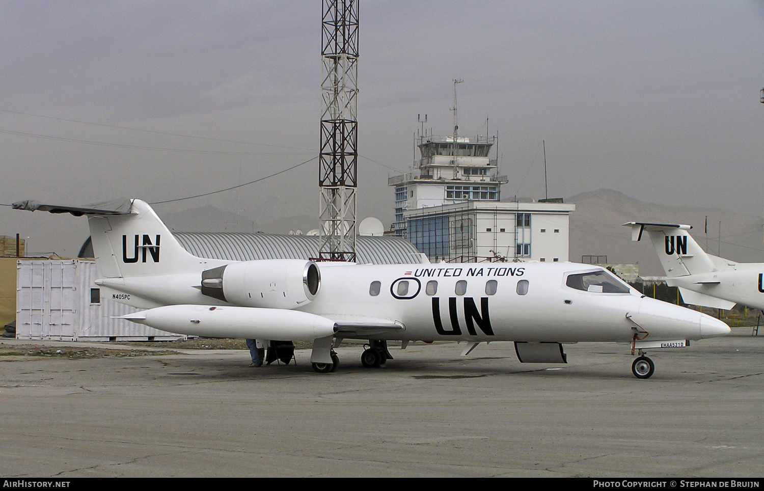 Aircraft Photo of N405PC | Gates Learjet 35A | United Nations | AirHistory.net #154098