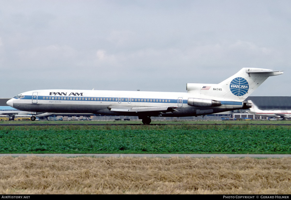 Aircraft Photo of N4745 | Boeing 727-235 | Pan American World Airways - Pan Am | AirHistory.net #154115