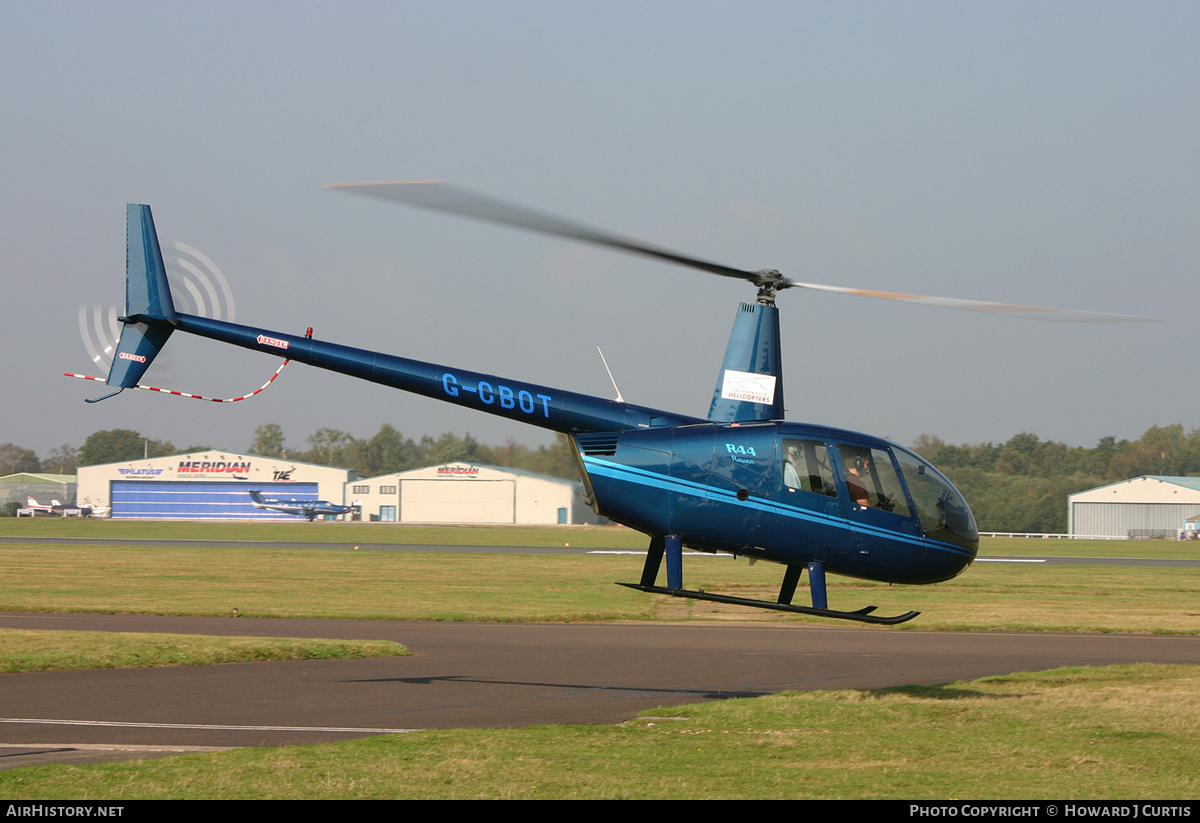 Aircraft Photo of G-CBOT | Robinson R-44 Raven | Bournemouth Helicopters | AirHistory.net #154136