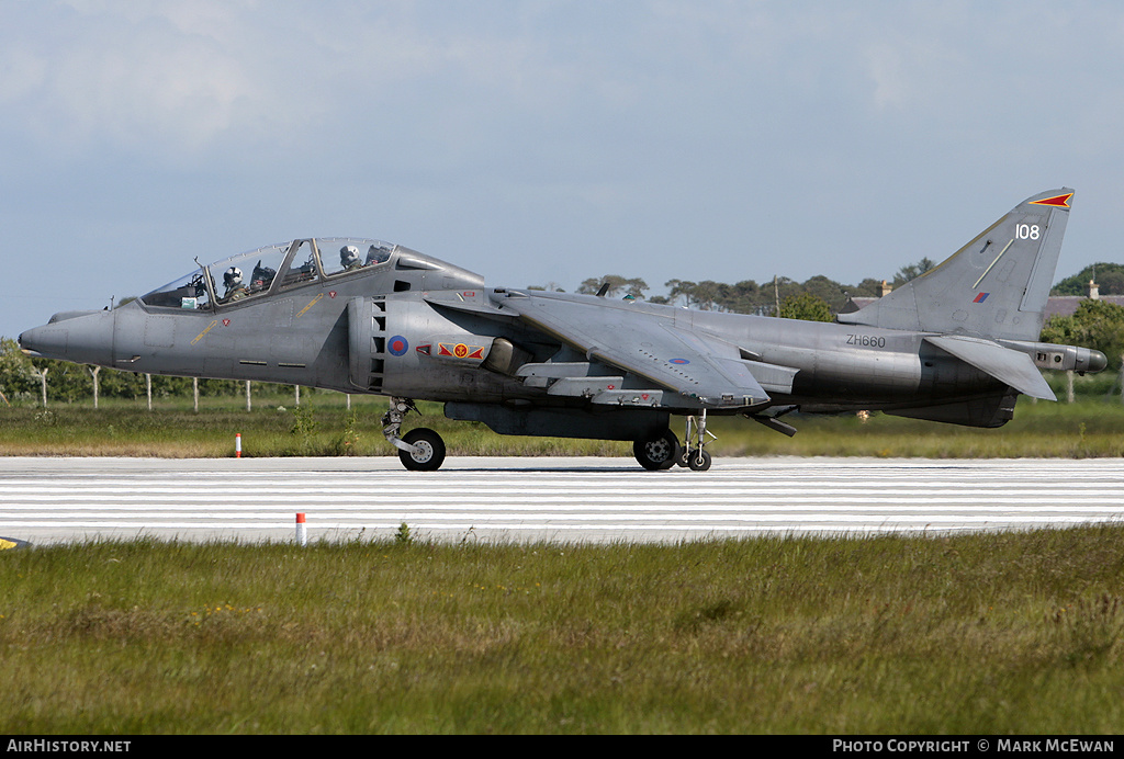 Aircraft Photo of ZH660 | British Aerospace Harrier T10 | UK - Navy | AirHistory.net #154149